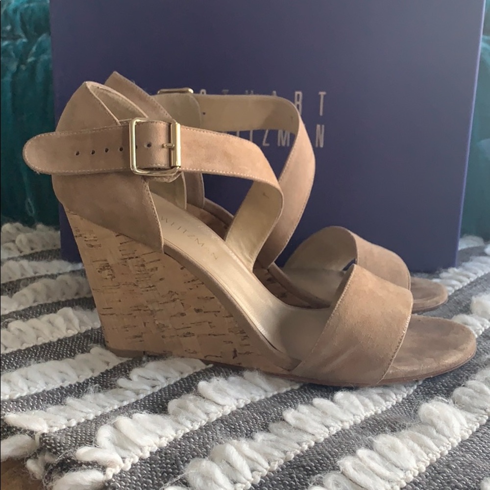 Stuart Weitzman Lineone Wedge Size 10 - image 4
